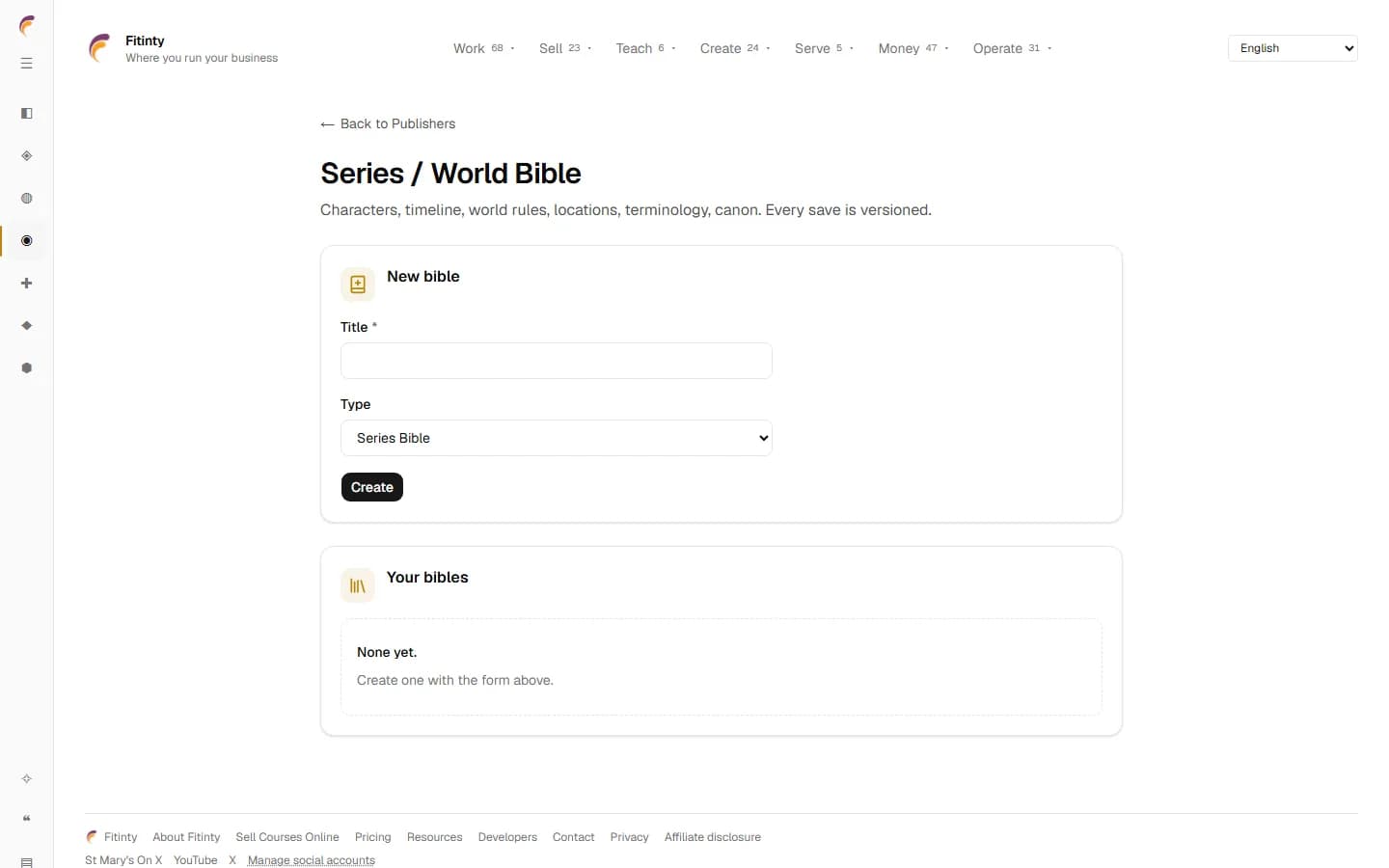 World Bible Manager, prawdziwy ekran z uruchomionej aplikacji.