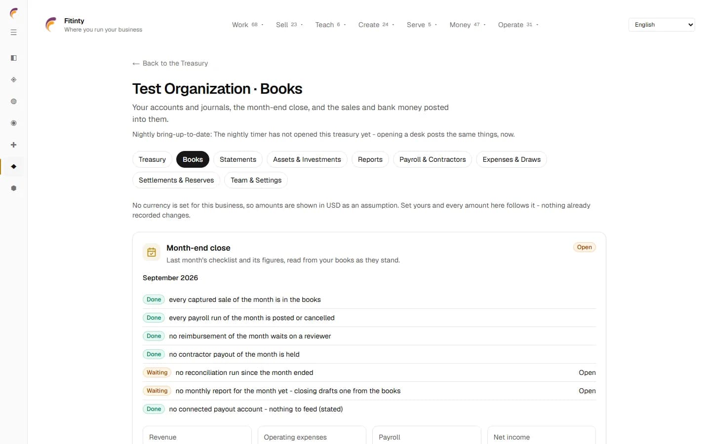 Books, a real screen from the running app.